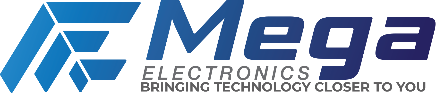 Mega electronics company logo